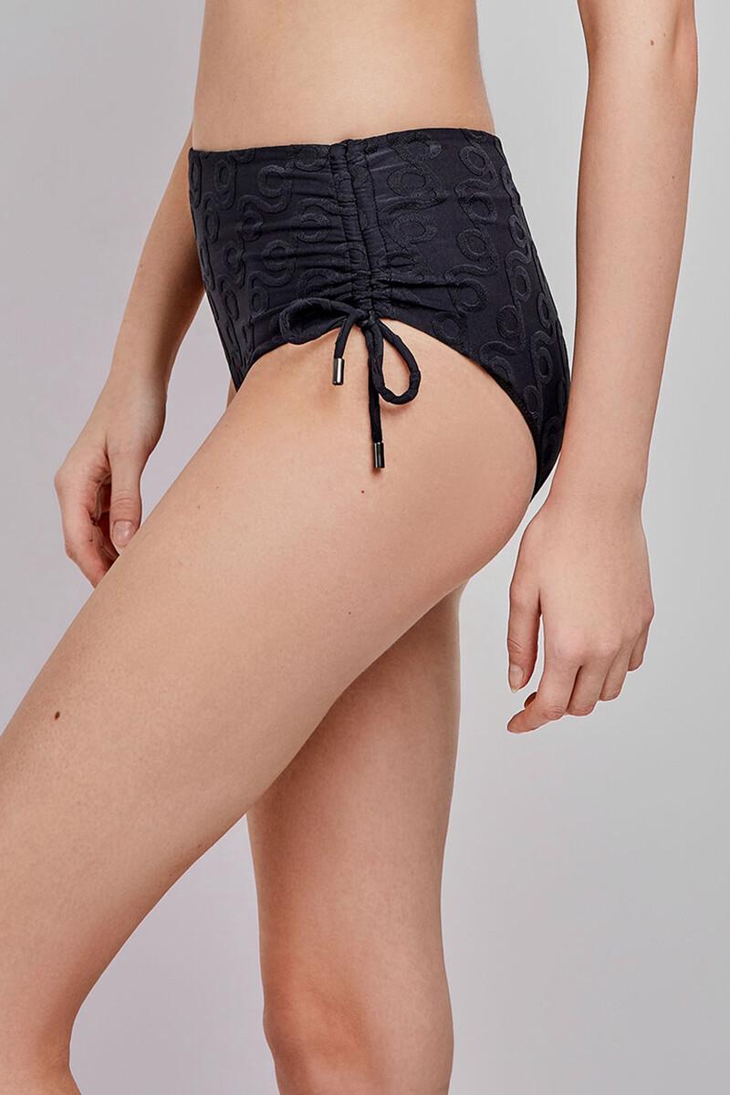 Women'secret Braga Bikini Alta Print Geométrico Negro