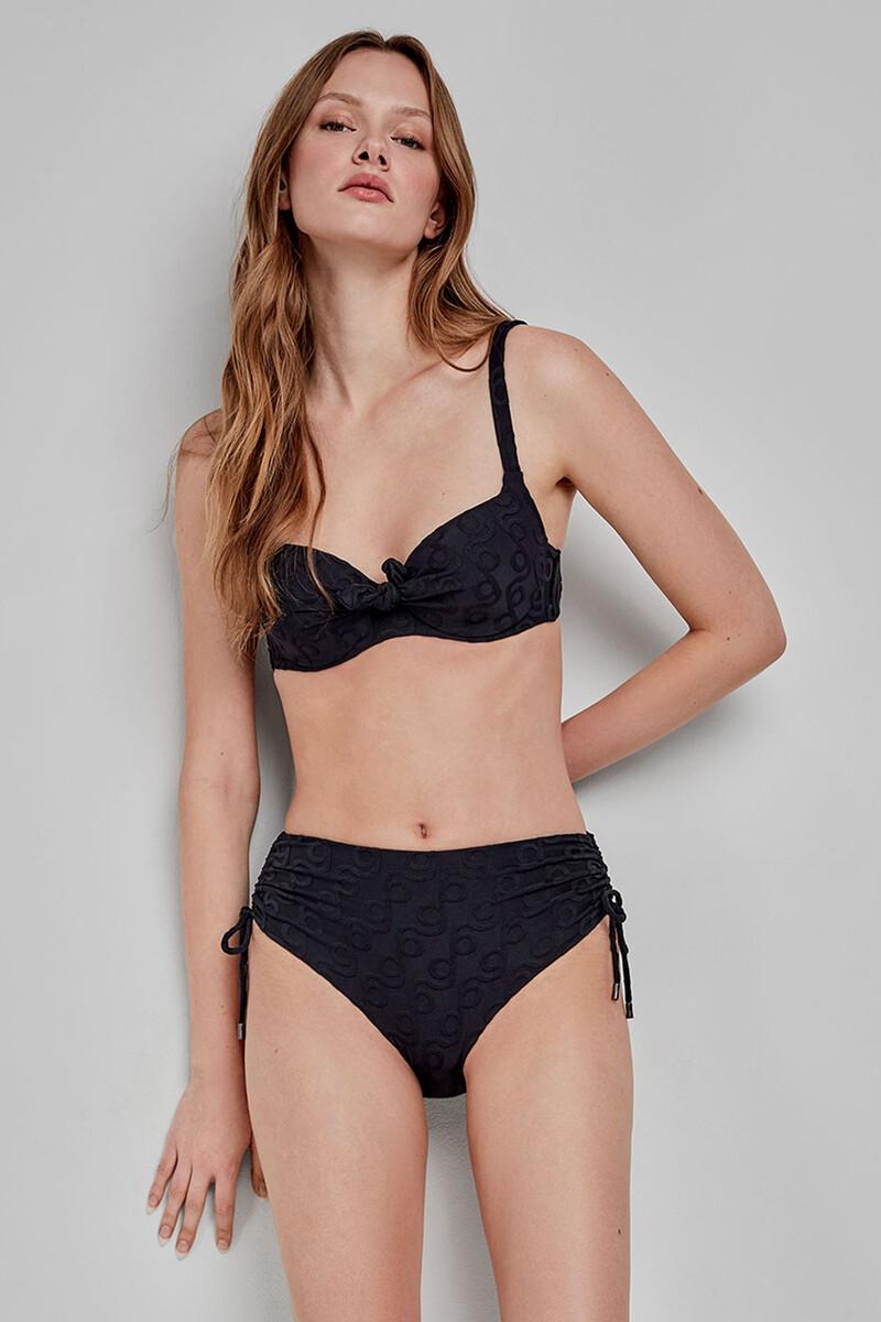 women'secret Braga bikini alta print geométrico negro