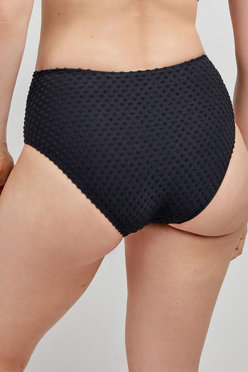 Women'secret Braga Bikini Alta Tejido Estructura Negro