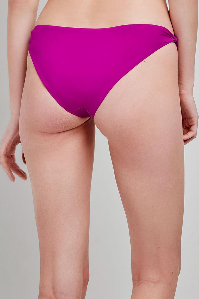 Women'secret Braga Bikini Clásica Detalle Nudos Morado