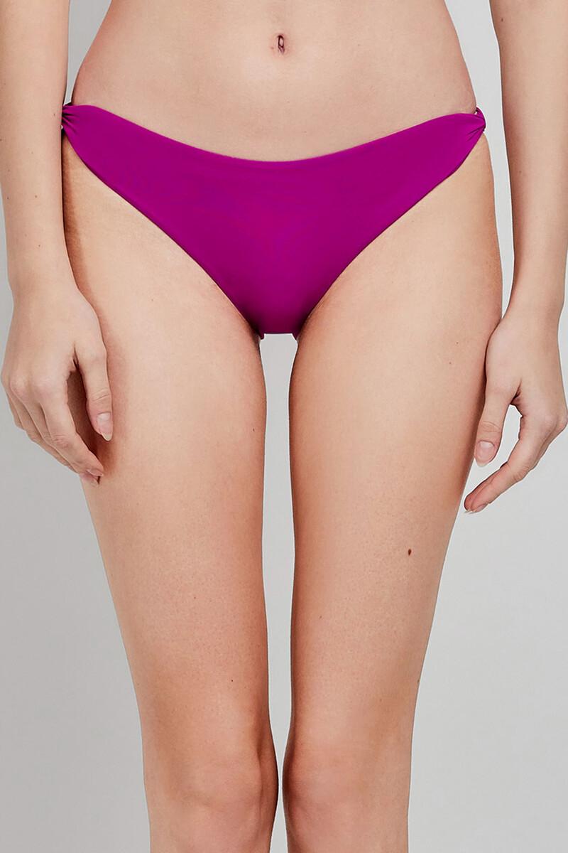 women'secret Braga bikini clásica detalle nudos morado