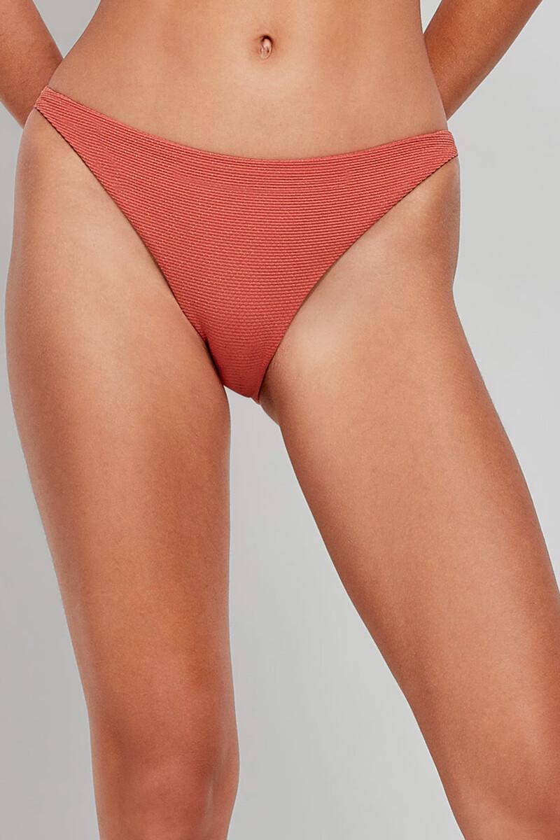 women'secret Braga bikini clásica tejido piqué naranja