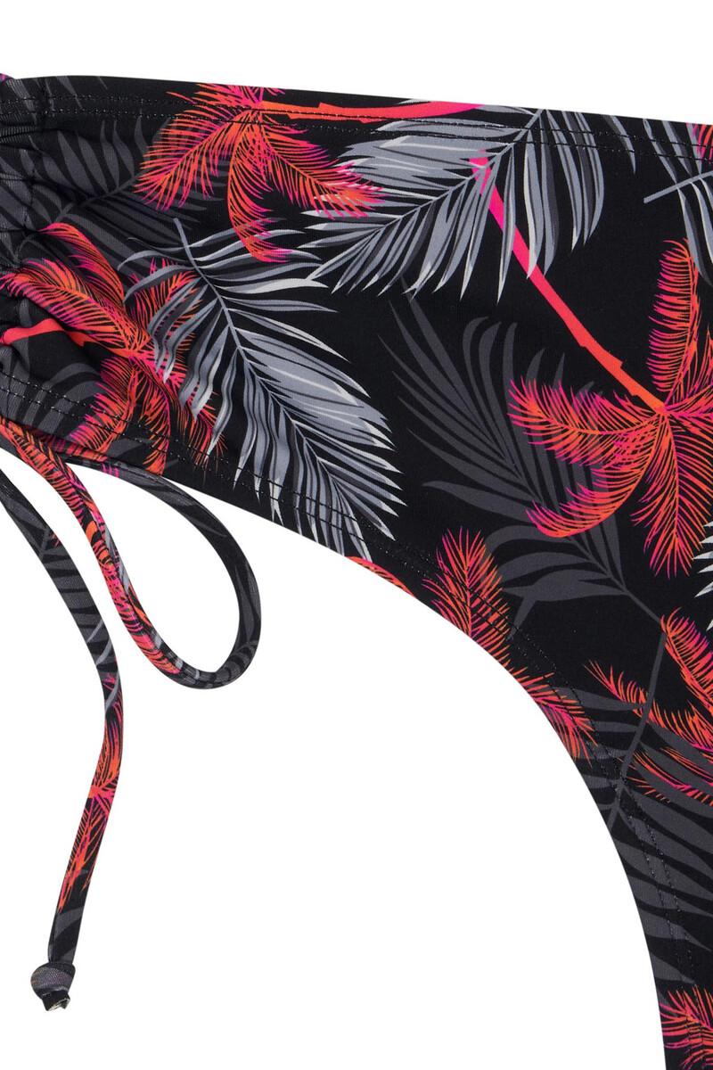 Women'secret Braga Bikini Menstrual Adolescente Lazos Jungle Palm Black
