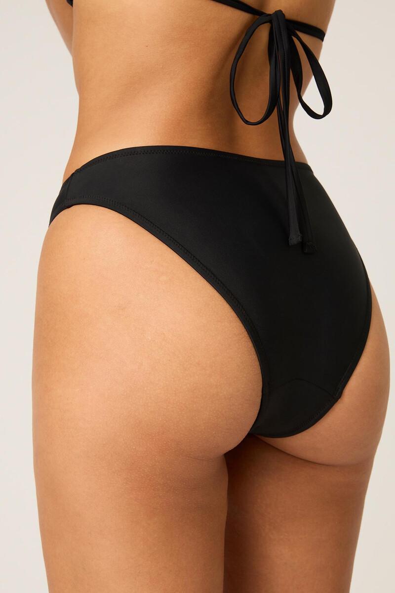 Women'secret Braga Bikini Menstrual Brasileño Cintura Alta Negro