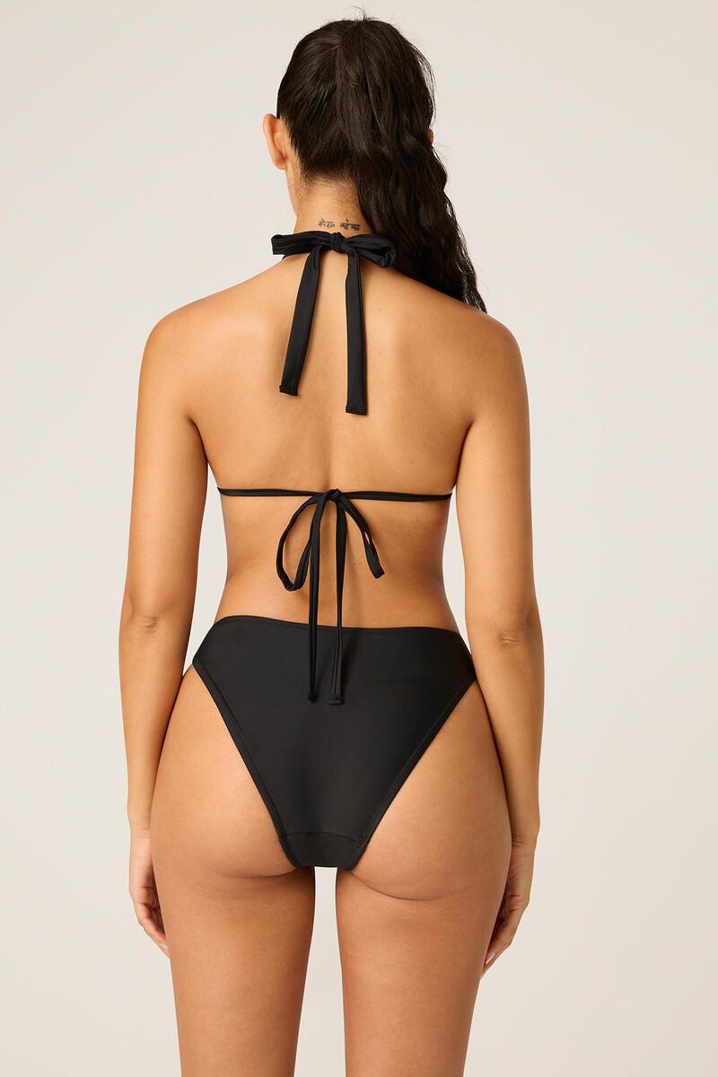 Women'secret Braga Bikini Menstrual Brasileño Cintura Alta Negro