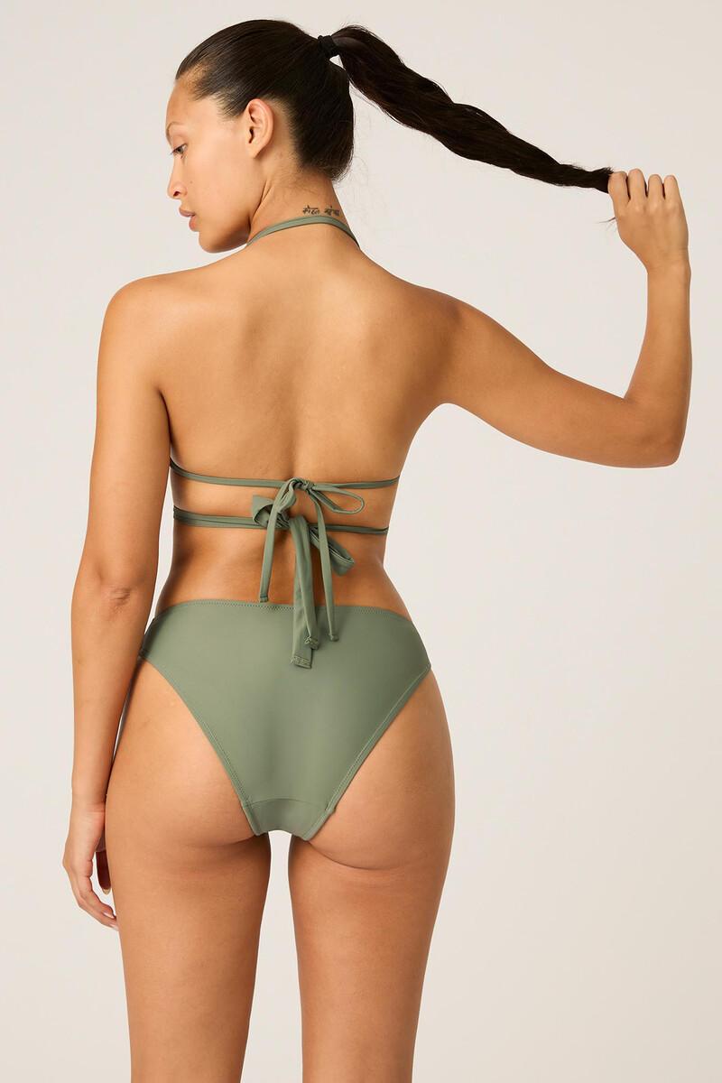 Women'secret Braga Bikini Menstrual Brasileño Cintura Alta Negro