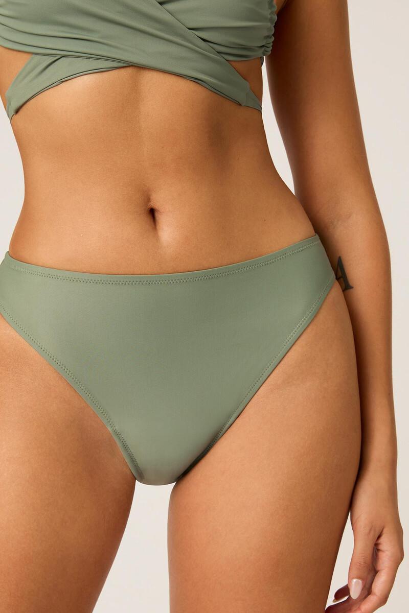Women'secret Braga Bikini Menstrual Brasileño Cintura Alta Negro