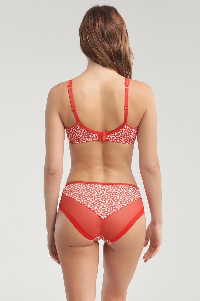 Women'secret Braga Clásica De Suave Microfibra Y Detalles En Malla