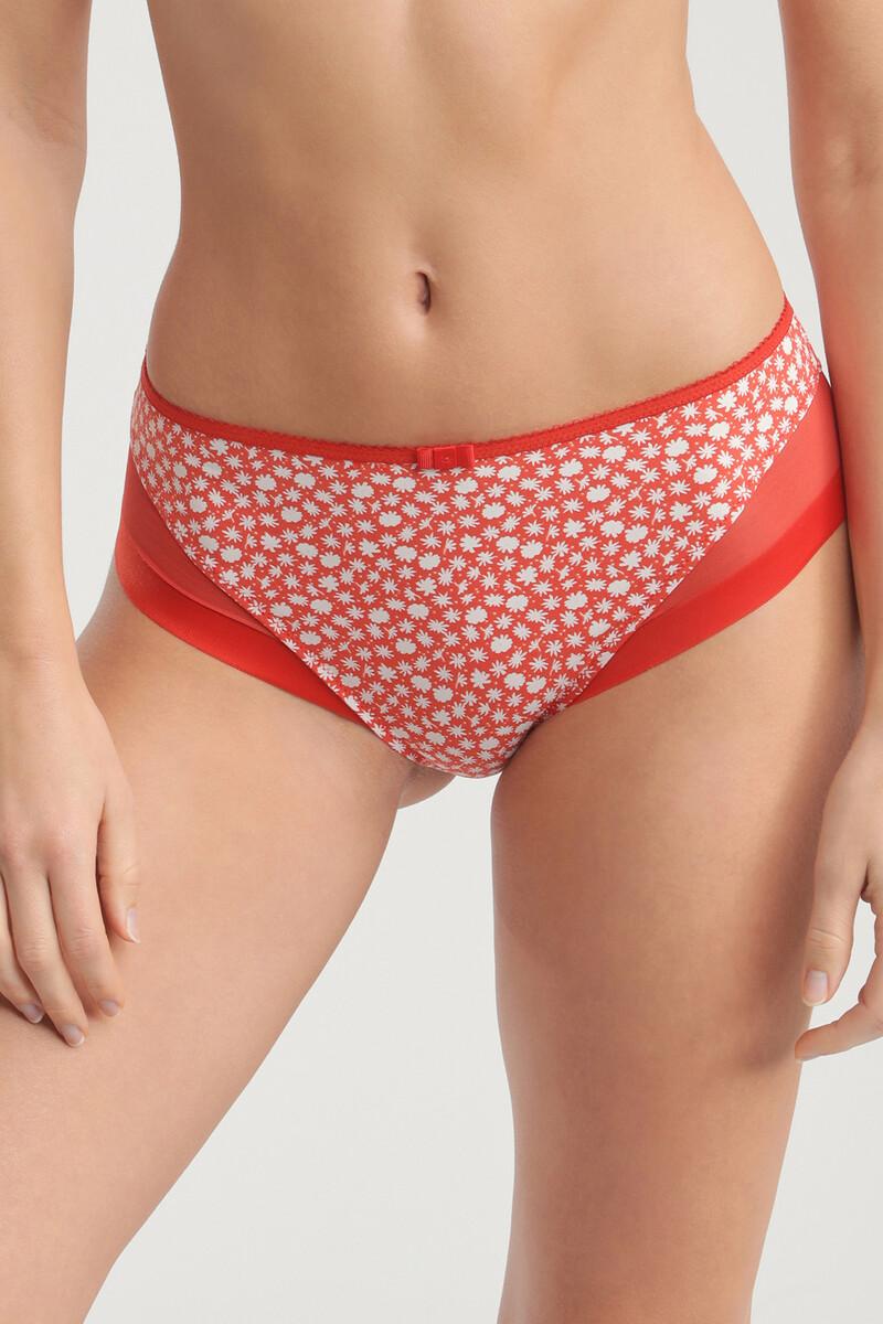 women'secret Braga clásica de suave microfibra y detalles en malla