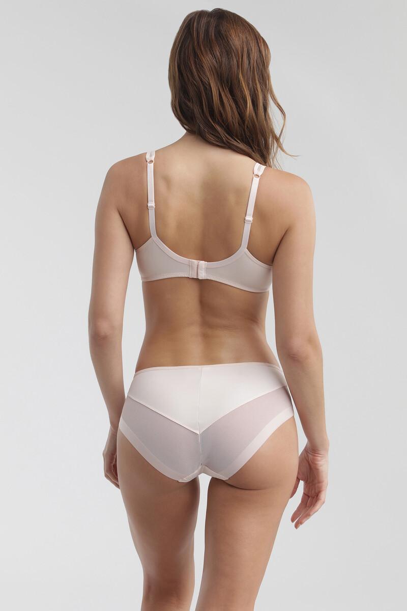 Women'secret Braga Clásica De Suave Microfibra Y Detalles En Malla