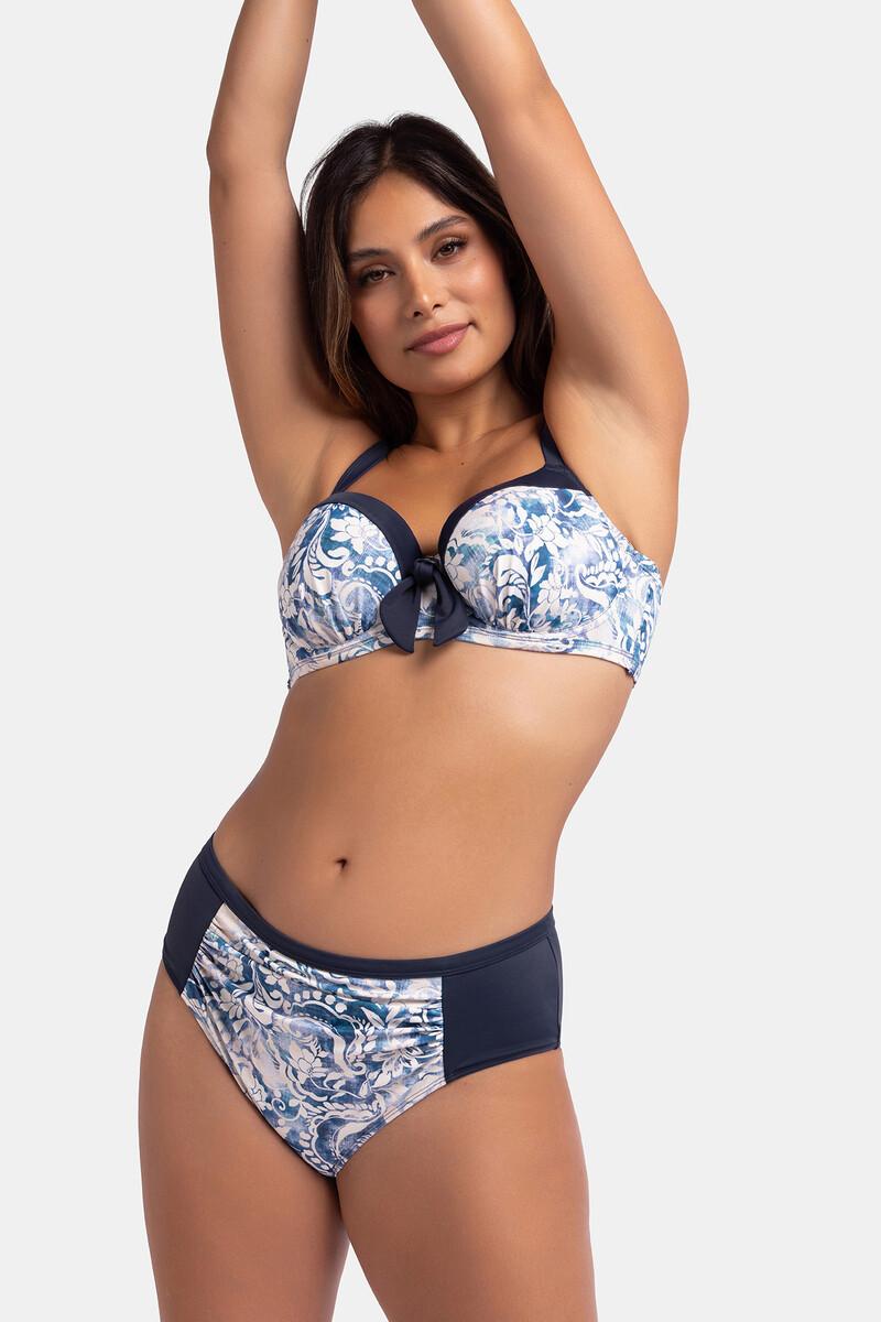 women'secret Braga de bikini media clásica estampada