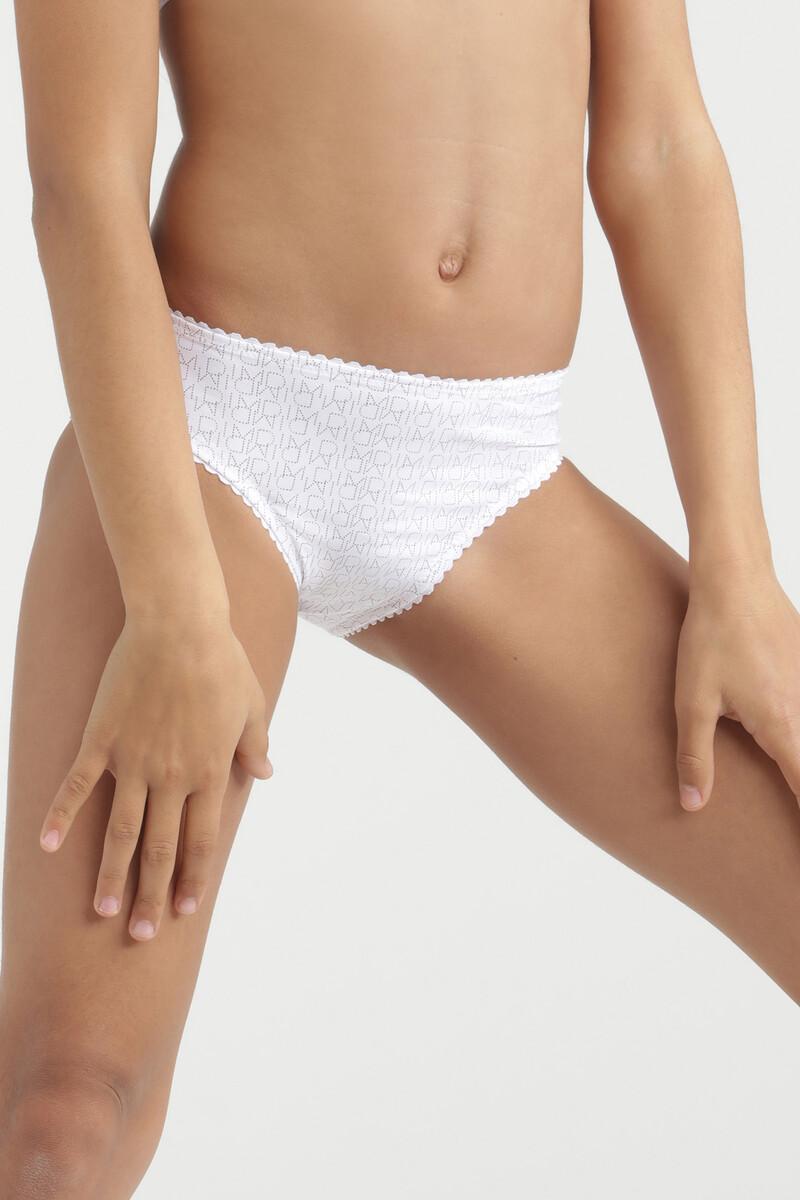 women'secret Braga de niña de microfibra con estampado de logotipo