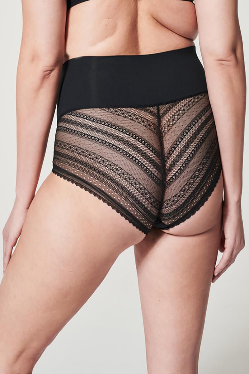 Women'secret Braga Invisible De Talle Alto Con Encaje Geometrico