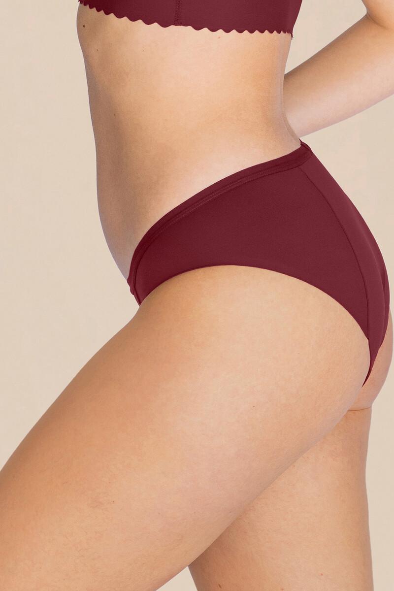 Women'secret Braga Menstrual Bikini Vino – Absorción Fuerte