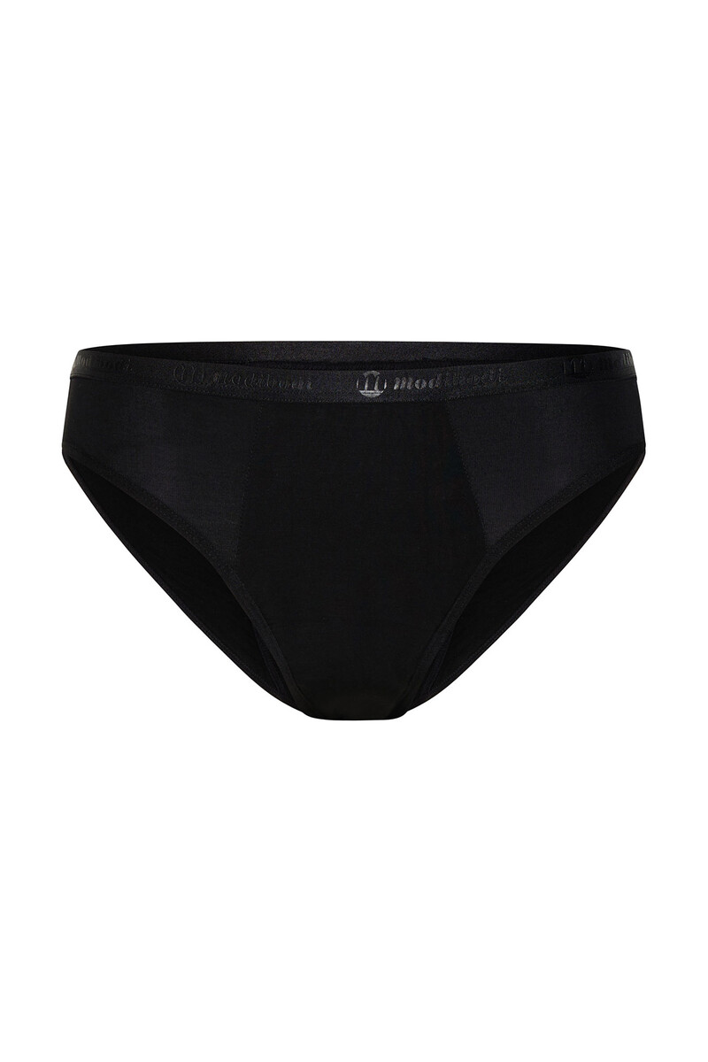 Women'secret Braga Menstrual Clásica Bambú Negra Absorción