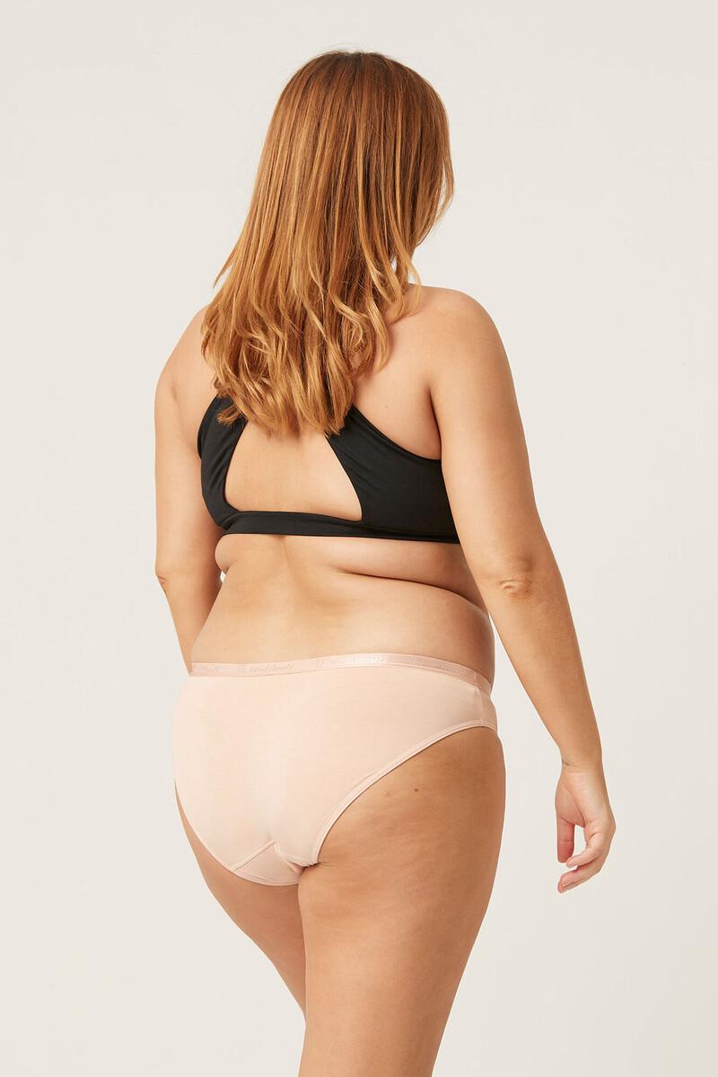 Women'secret Braga Menstrual Clásica Bambú Negra Absorción Ligera Moderada