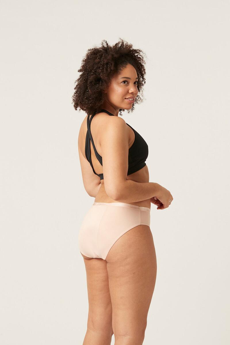 Women'secret Braga Menstrual Clásica Bambú Negra Absorción Maxi