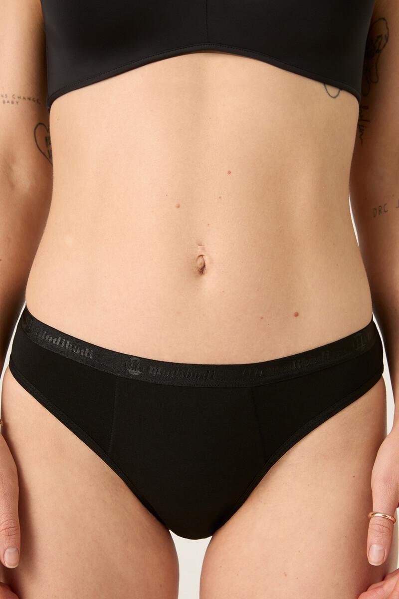 women'secret Braga menstrual clásica bambú negra absorción