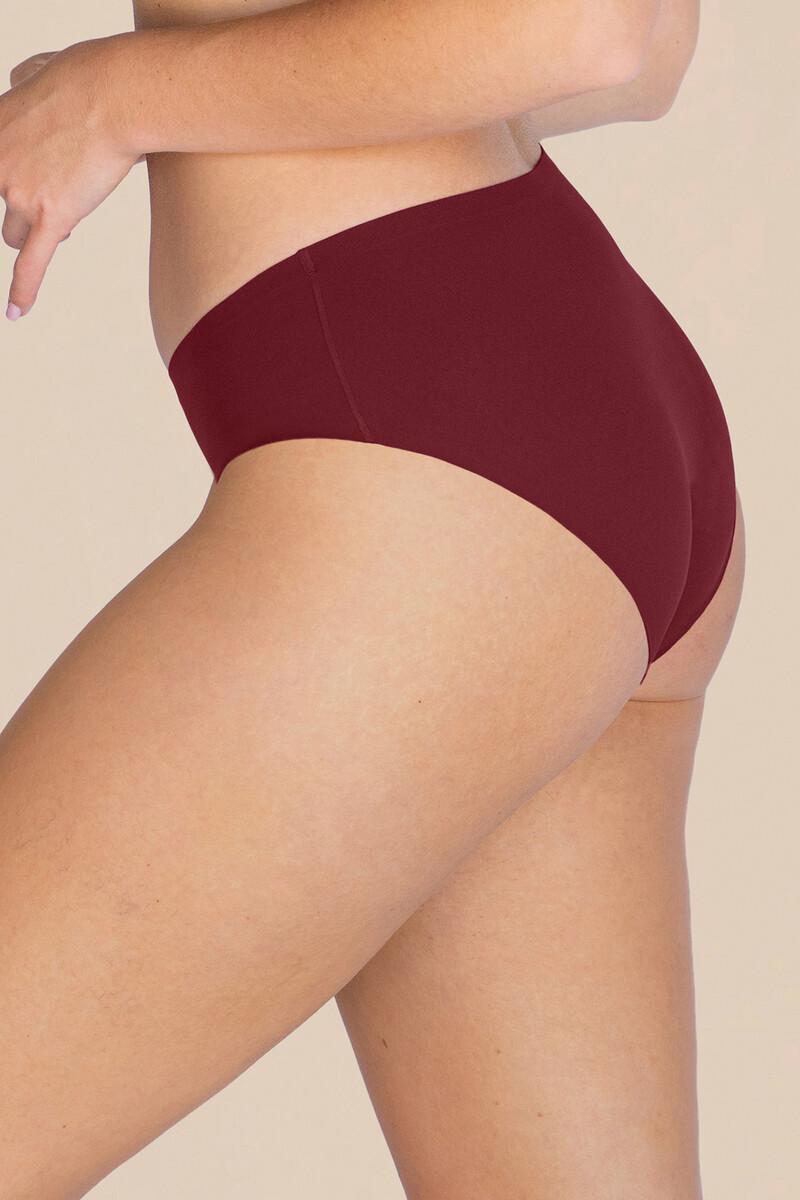 Women'secret Braga Menstrual Clásica Vino – Absorción Media