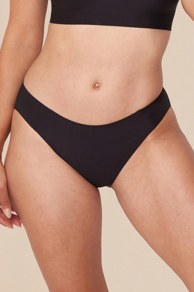 women'secret Braga menstrual Everyday bikini negra – Absorción super ligera