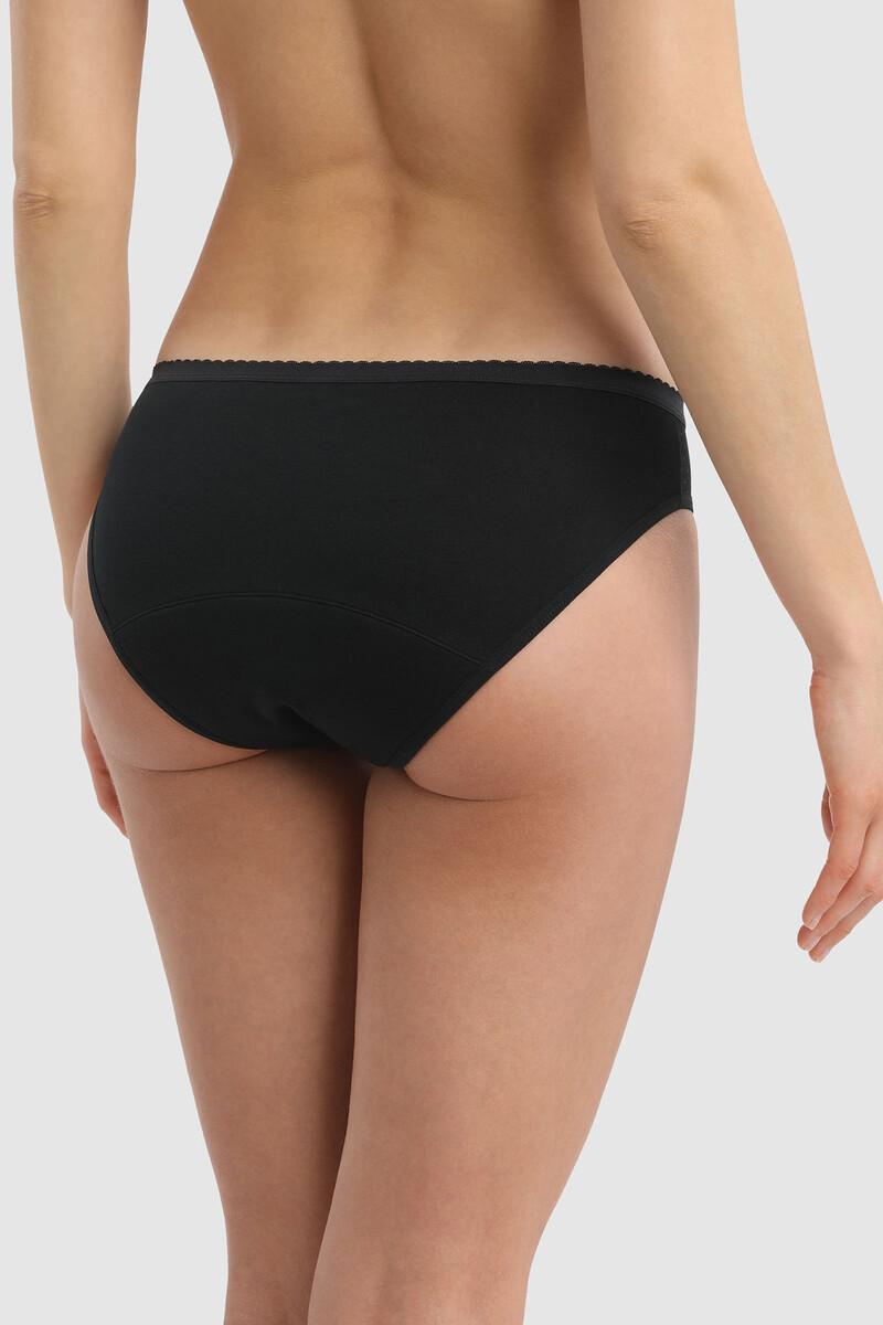 Women'secret Braga Menstrual Lavable Flujo Medio De Algodón Dim Protect