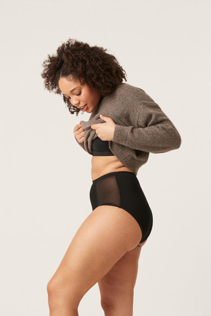Women'secret Braga Menstrual Tul Alta Bambú Absorción Ligera Moderada