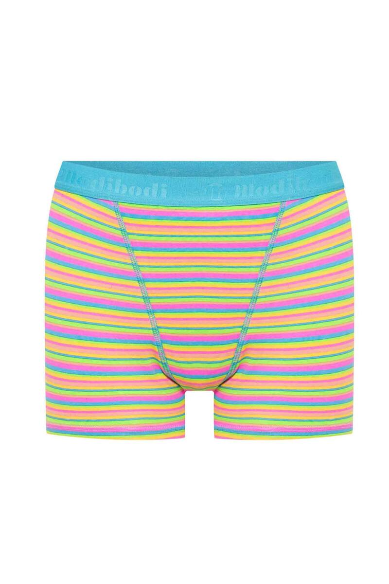 Women'secret Braguita Menstrual Adolescente Hipster Boyshort Algodón Orgánico Pony Stripe Pink