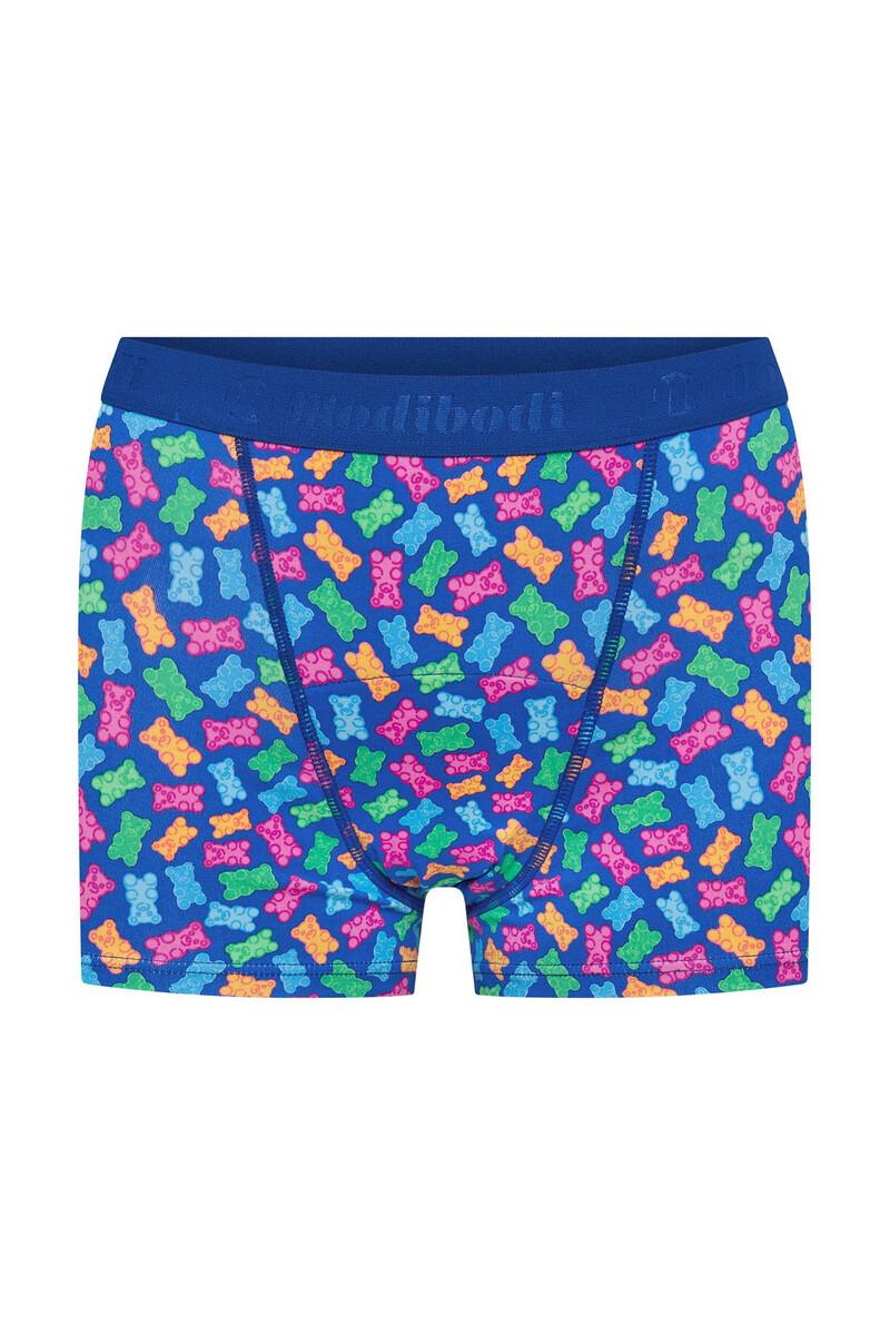 Women'secret Braguita Menstrual Adolescente Hipster Boyshort Algodón Orgánico Candy Bear Blue Absorción Moderada Abundante