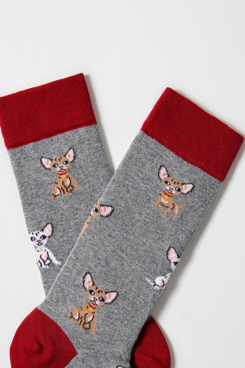 Women'secret Calcetines Altos Besocks De Algodón Orgánico Color Gris