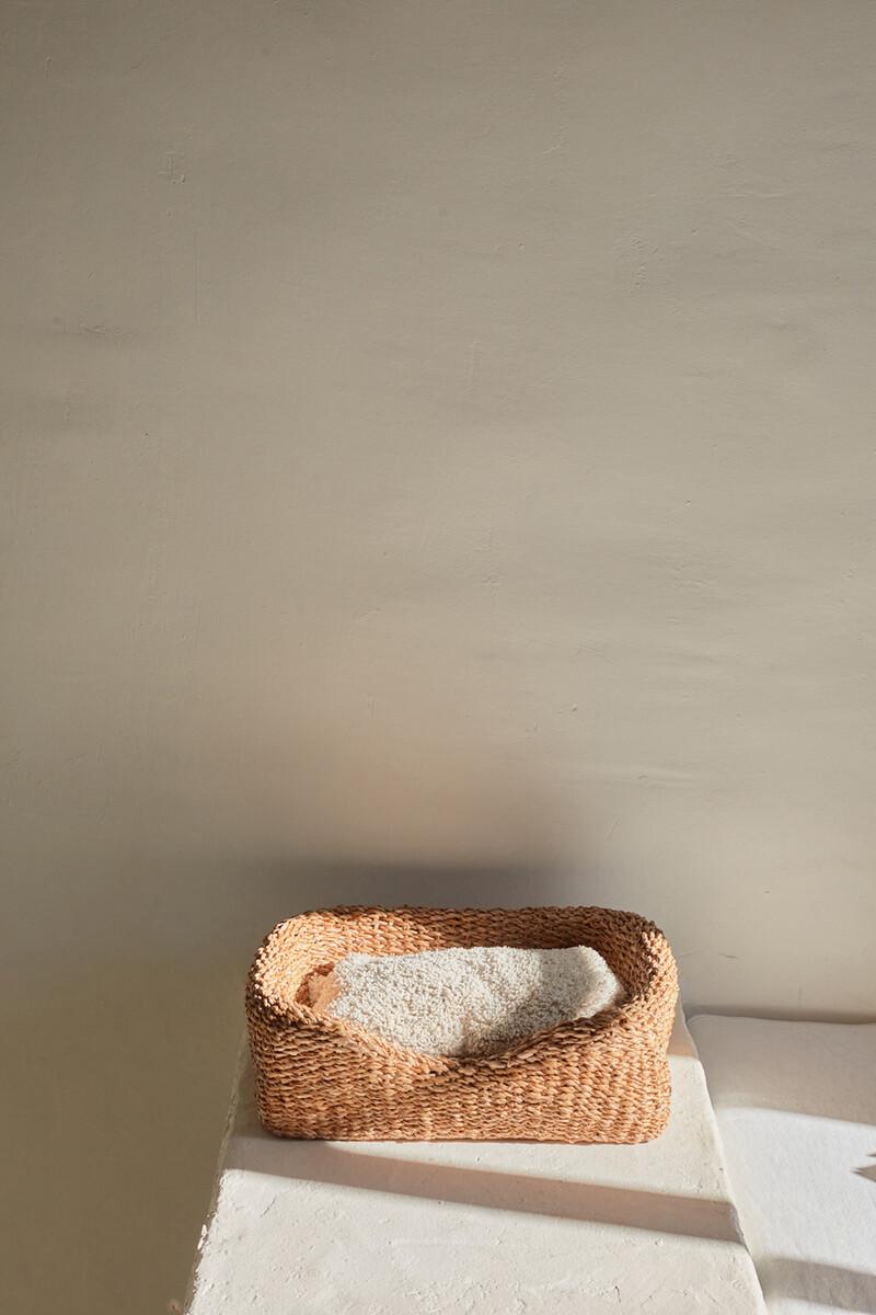 women'secret Cama para mascotas de junco de mar Braid con cojín