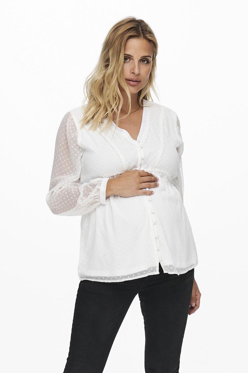 Women'secret Camisa Premamá De Encaje Mangas Anchas