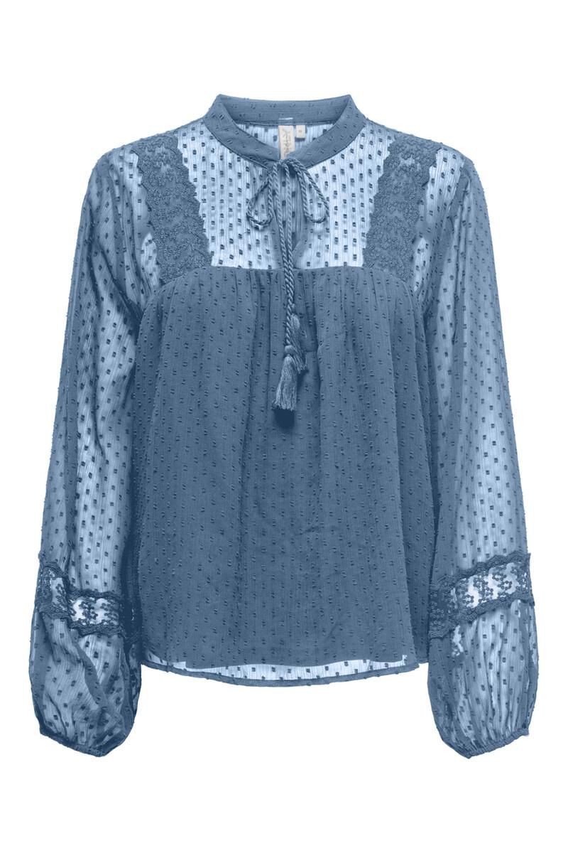 women'secret Camisa premamá de mangas abullonadas y tejido con detalles de encaje