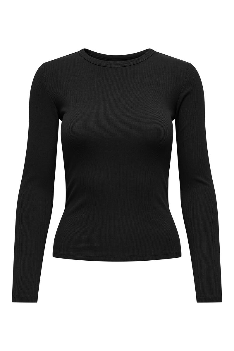 women'secret Camiseta canalé premamá de manga larga
