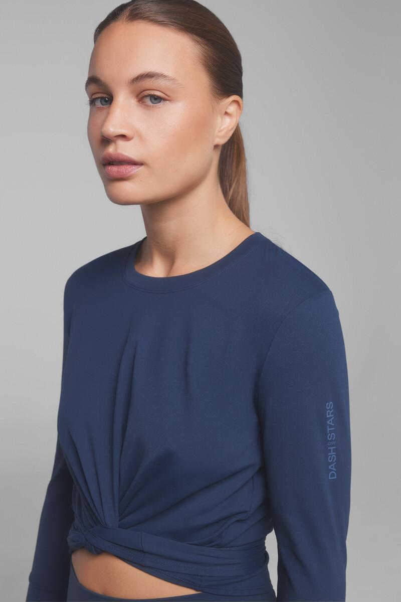 Women'secret Camiseta Envolvente Azul. Special Colab Ffitcoco
