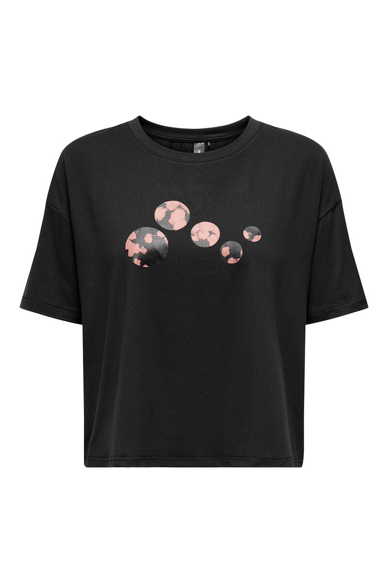 women'secret Camiseta fluida con diseño delantero y cuello redondo
