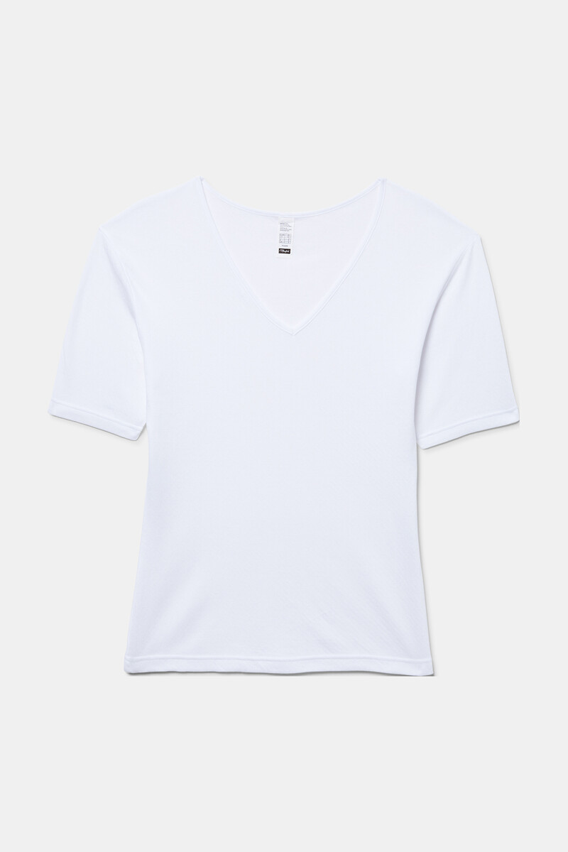 Women'secret Camiseta Manga Corta 100% Algodón Térmica Con Doble Capa