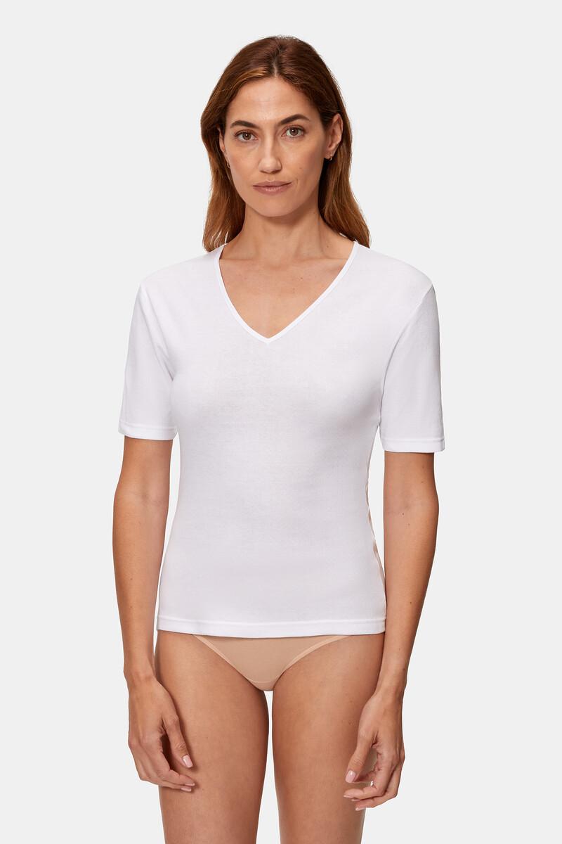 women'secret Camiseta manga corta 100% algodón térmica con doble capa