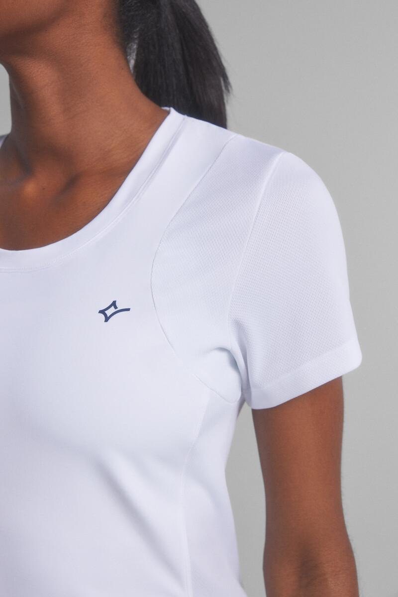 Women'secret Camiseta Manga Corta 4D Stretch Blanco