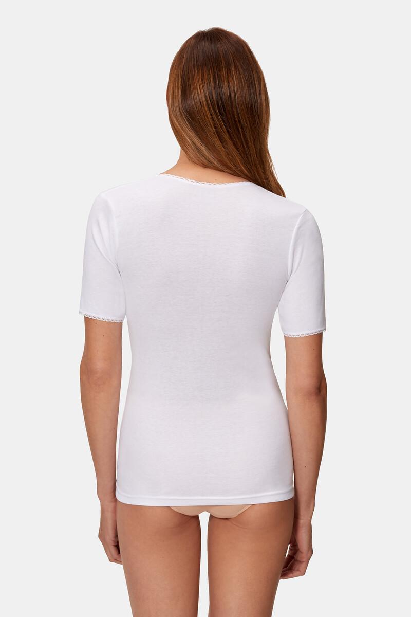 Women'secret Camiseta Manga Corta Térmica Fibra De Invierno Con Toque Femenino