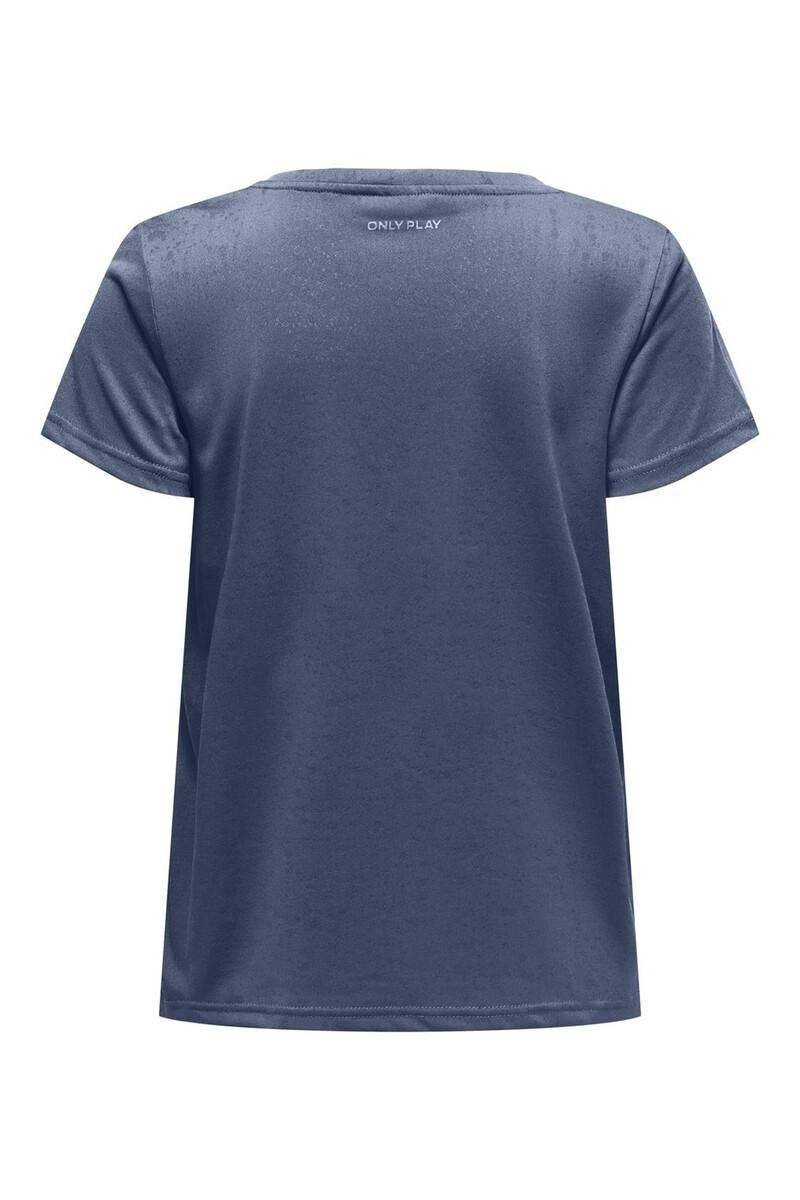 Women'secret Camiseta Manga Corta Y Cuello V Y Con Tejido Efecto Agua