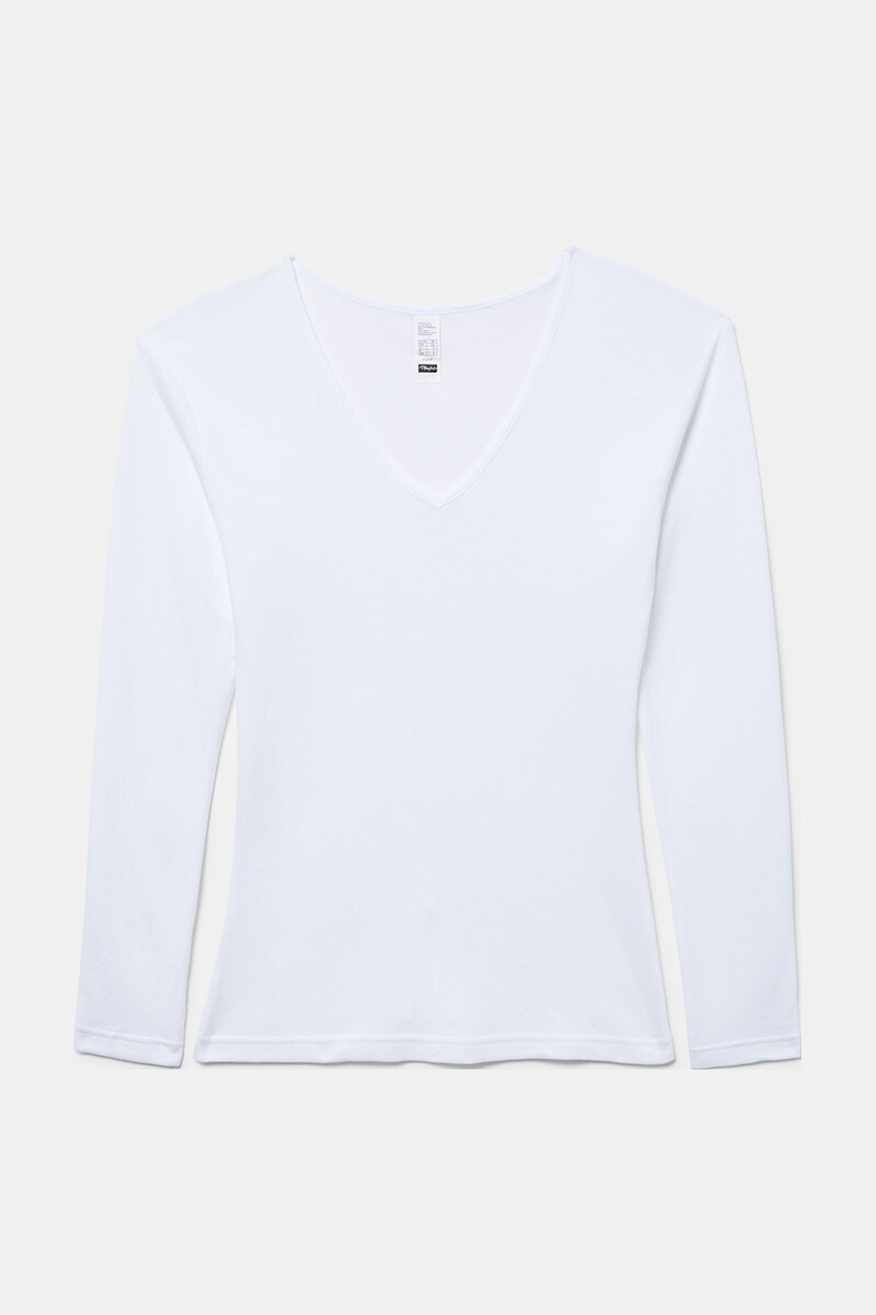 Women'secret Camiseta Manga Larga 100% Algodón Térmica Con Doble Capa