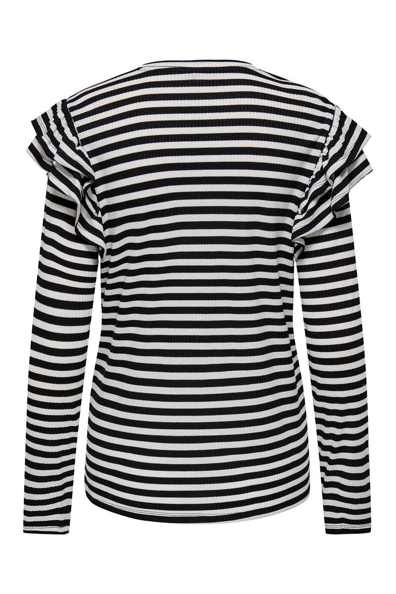 Women'secret Camiseta Rallas Premamá Manga Larga Y Volantes