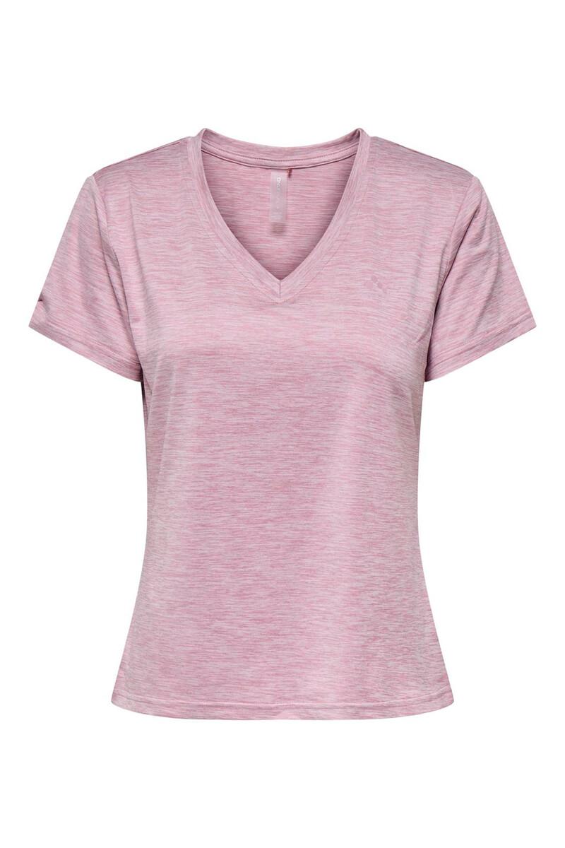 women'secret Camiseta técnica de manga corta y cuello de pico