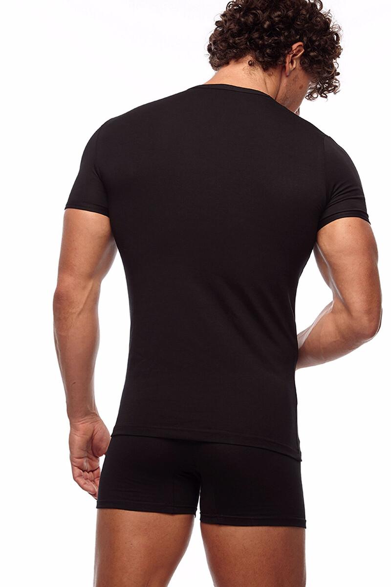 Women'secret Camiseta Termal De Hombre Cuello Pico Manga Corta