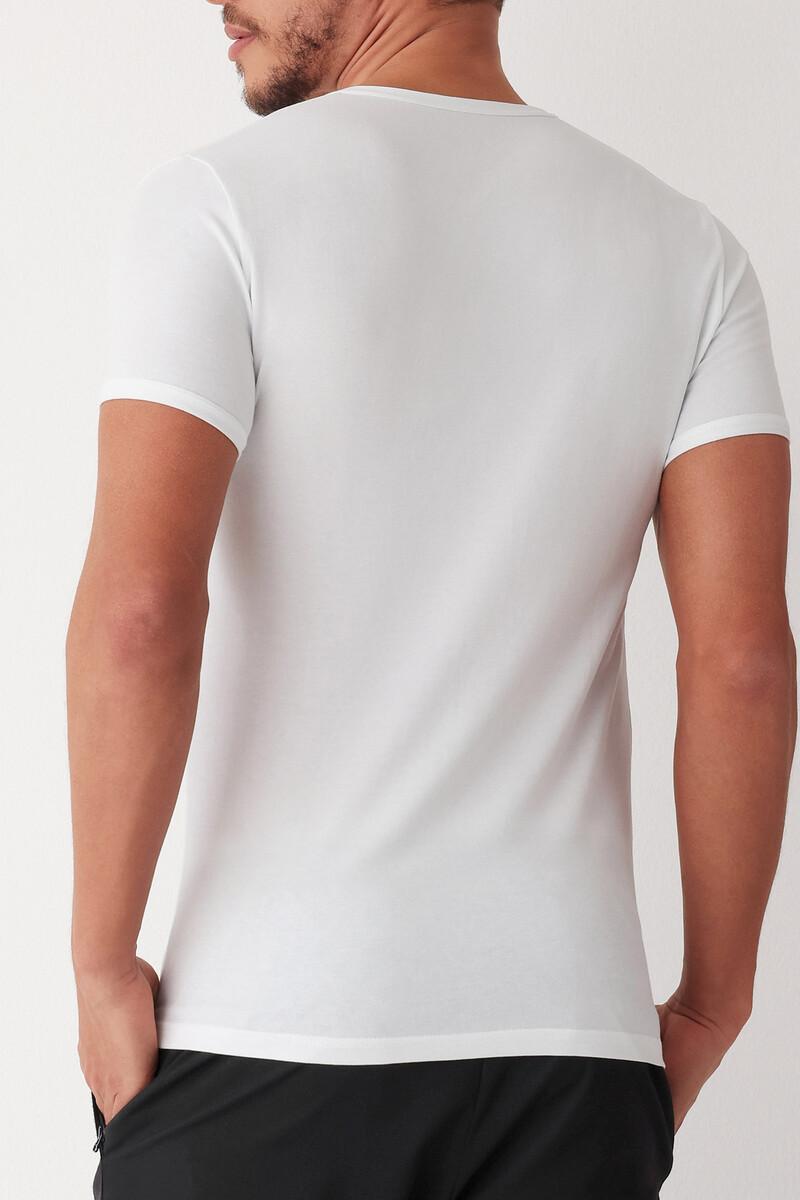 Women'secret Camiseta Termal De Hombre Cuello Pico Manga Corta