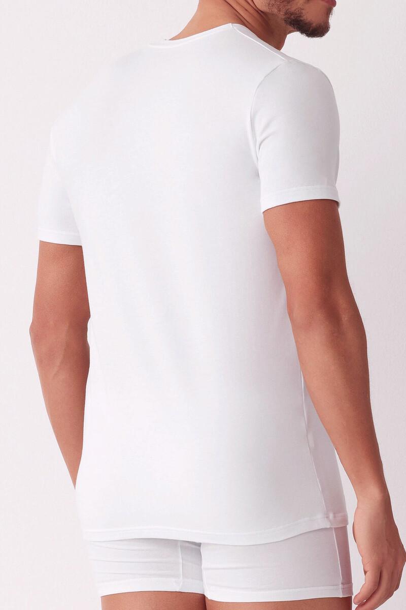 Women'secret Camiseta Termal De Hombre Cuello Pico Manga Corta
