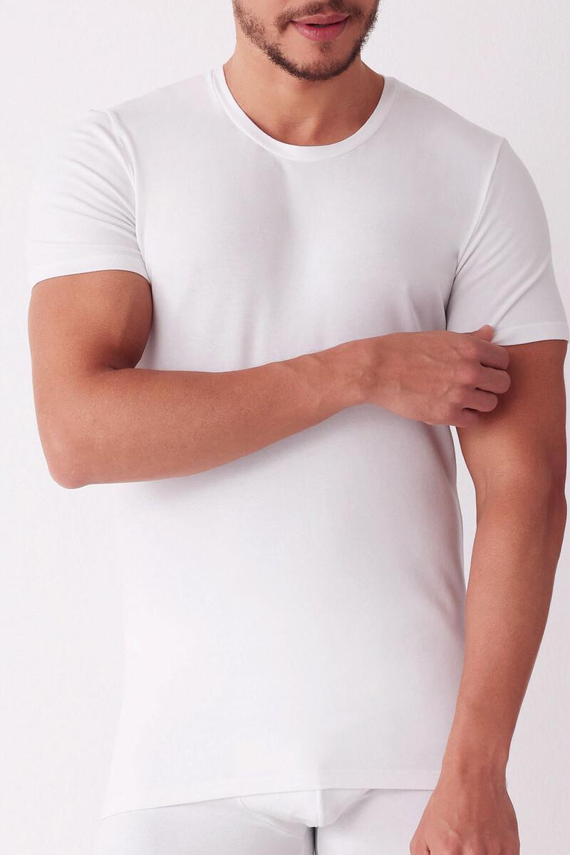women'secret Camiseta termal de hombre cuello redondo manga corta