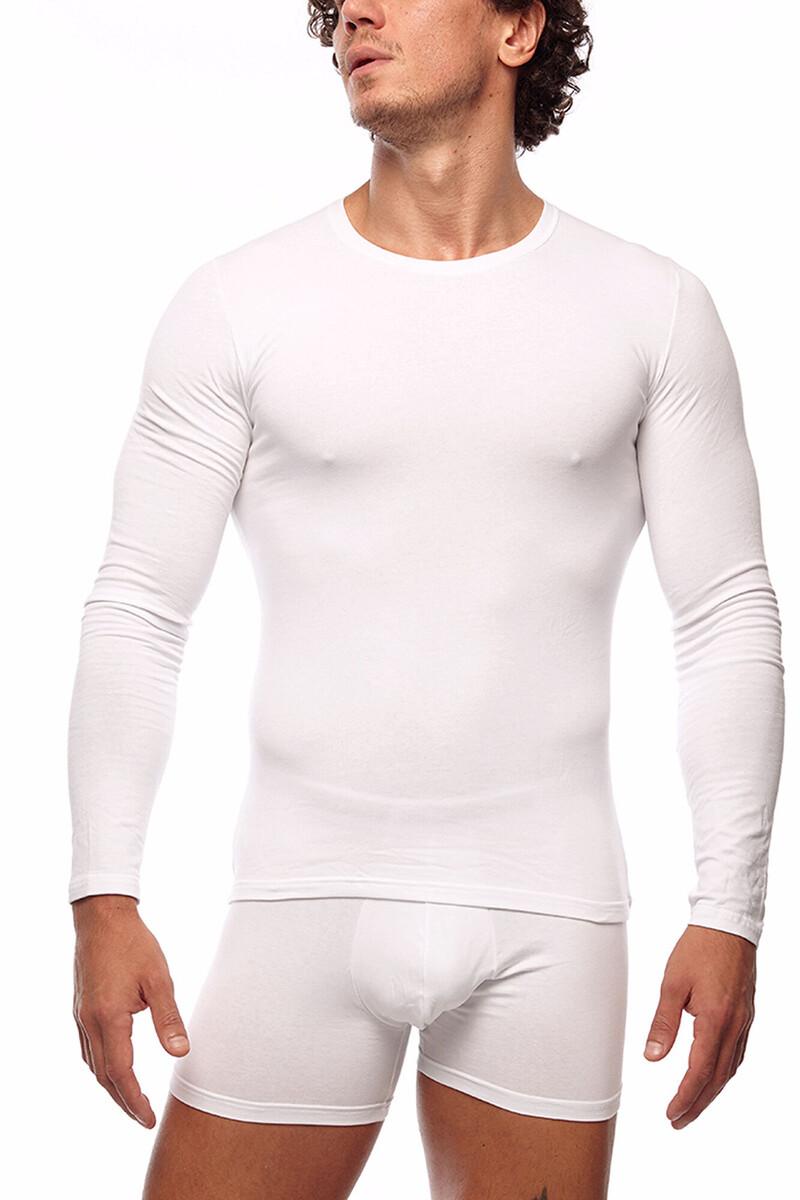 women'secret Camiseta termal de hombre cuello redondo manga larga