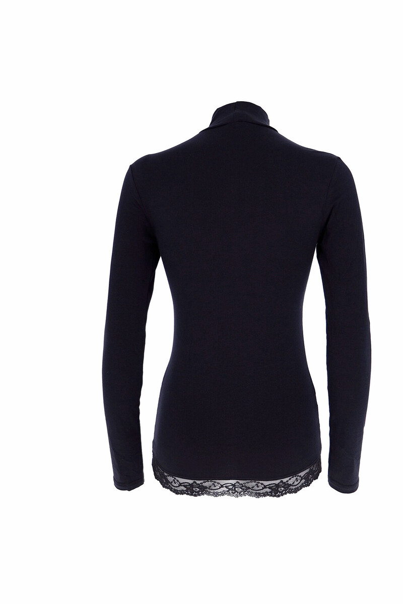 Women'secret Camiseta Termal De Mujer Cuello Alto Manga Larga