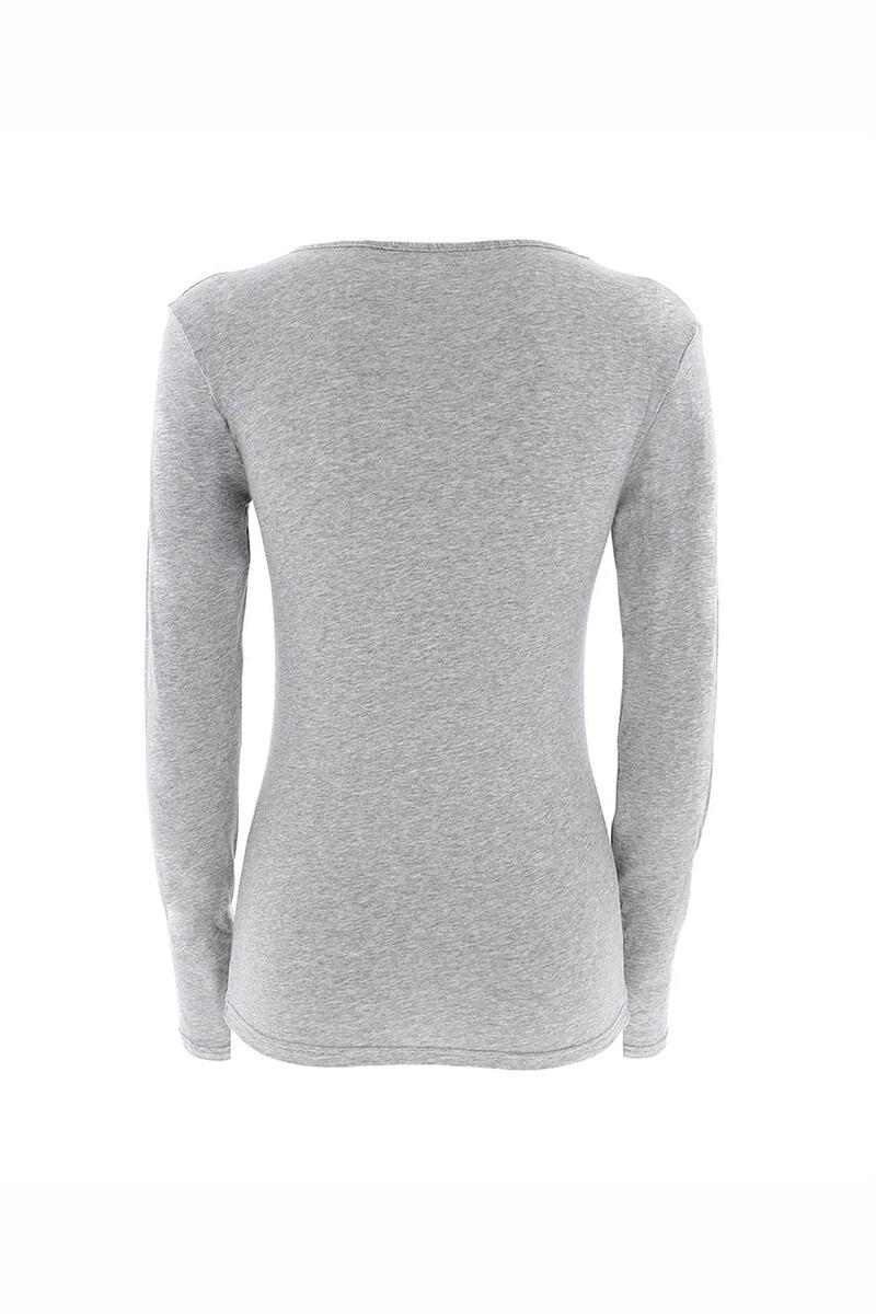 Women'secret Camiseta Termal De Mujer Cuello Pico Manga Larga